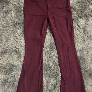 Idyllwind Deep Burgundy Flare Jeans